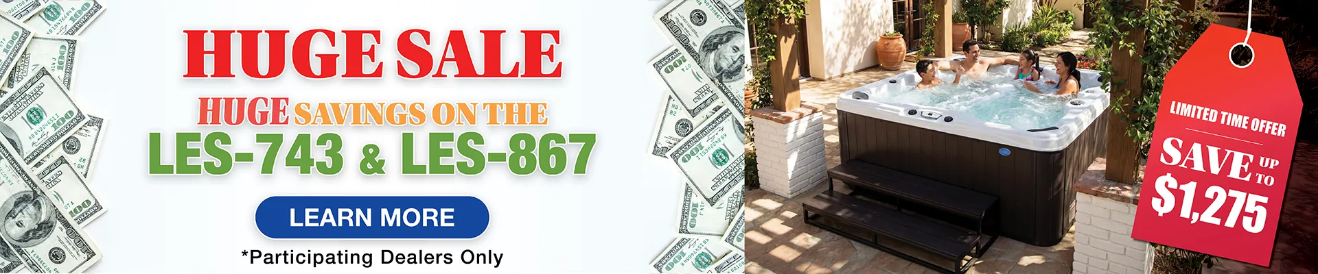 Calspas hot tub being used in a family setting - Calgary